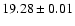 $19.28\pm0.01$