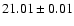 $21.01\pm0.01$