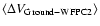 $\langle \Delta V_{\rm Ground-WFPC2}\rangle$