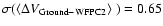 $\sigma(\mbox{$\langle \Delta V_{\rm Ground-WFPC2}\rangle$ }) = 0.65$