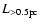 $L_{>0.5 {\rm pc}}$