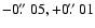 $-0\hbox{$.\!\!^{\prime\prime}$ }05, +0\hbox{$.\!\!^{\prime\prime}$ }01$
