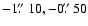 $-1\hbox{$.\!\!^{\prime\prime}$ }10, -0\hbox{$.\!\!^{\prime\prime}$ }50$