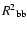 ${R^2}_{\rm bb}$