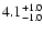 $\rm 4.1_{-1.0}^{+1.0}$
