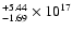 $_{-1.69}^{+5.44} \times 10^{17}$