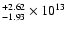 $_{-1.93}^{+2.62} \times 10^{13}$