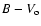 $B-V_{\rm o}$