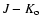 $J-K_{\rm o}$