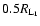 $0.5R_{\rm L_1}$
