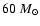 $60~M_\odot$