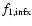 $f_{\rm 1,infx}$