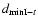 $d_{{\rm minI}-t}$