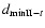 $d_{{\rm minII}-t}$