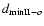 $d_{{\rm minII}-o}$