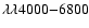 $\lambda\lambda4000{-}6800$