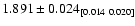 $1.891 \pm 0.024_{[0.014\ 0.020]}$
