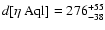 $d[\eta~{\rm Aql}] = 276^{+55}_{-38}$