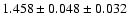 $1.458 \pm 0.048 \pm 0.032$