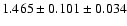 $1.465 \pm 0.101 \pm 0.034$