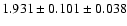 $1.931 \pm 0.101 \pm 0.038$