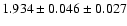$1.934 \pm 0.046 \pm 0.027$
