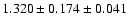 $1.320 \pm 0.174 \pm 0.041$