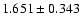 $1.651 \pm 0.343$