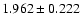 $1.962 \pm 0.222$