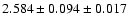 $2.584 \pm 0.094 \pm 0.017$