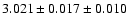 $3.021 \pm 0.017 \pm 0.010$