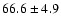 $66.6 \pm 4.9$