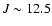 $J\sim12.5$