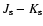 $J_{\rm s}-K_{\rm s}$