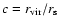 $c=r_{\rm vir}/r_{\rm s}$