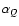 $\alpha_{Q}$