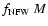 $f_{\rm NFW}~M$