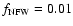 $f_{\rm NFW}=0.01$