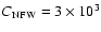 $C_{\rm NFW}=3\times10^3$