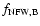 $f_{\rm NFW,B}$