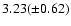 $3.23(\pm 0.62)$