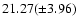 $21.27(\pm 3.96)$