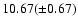$10.67(\pm 0.67)$