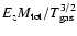 $E_z M_{\rm tot} /
T_{\rm gas}^{3/2}$