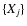 $\{X_j\}$