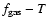 $f_{\rm gas}-T$