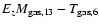 $E_z M_{\rm gas, 13}-T_{\rm gas, 6}$