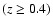 $(z\ge0.4)$