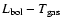 $L_{\rm bol} - T_{\rm gas}$