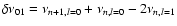 $\delta \nu_{01}=\nu_{n+1,l=0}+ \nu_{n,l=0}- 2\nu_{n,l=1}$